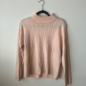 cable knit sweater - -L